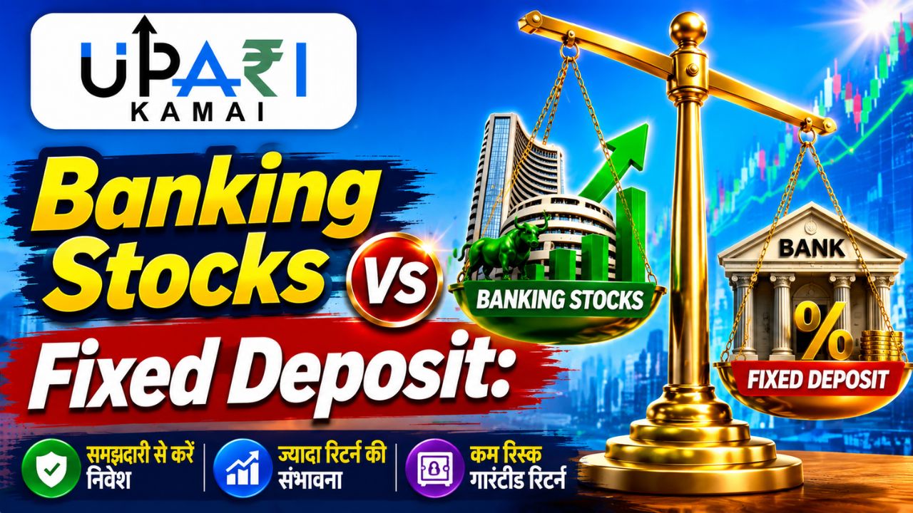 Banking Stocks vs Fixed Deposit, Bank Stocks Return, Nifty Bank Stocks, Fixed Deposit vs Stocks, upari kamai,