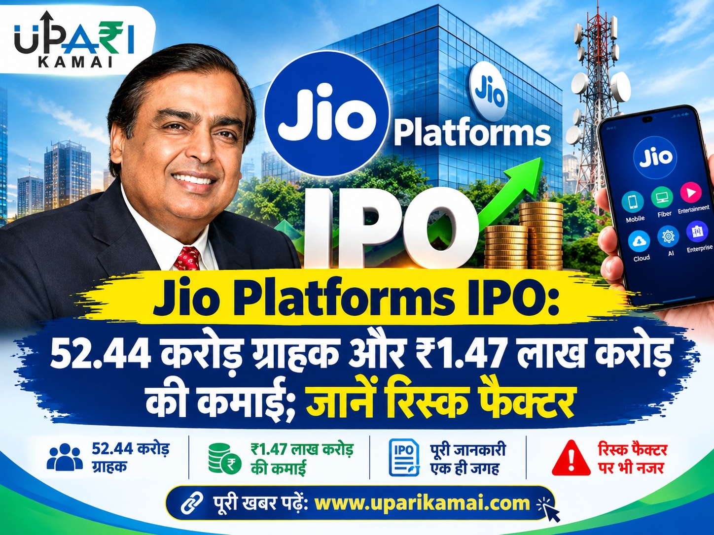 Jio Platforms IPO, Jio Platforms IPO dates, Mukesh Ambani, Jio IPO Risks, Jio Platforms DRHP, Jio IPO Investment Risks,